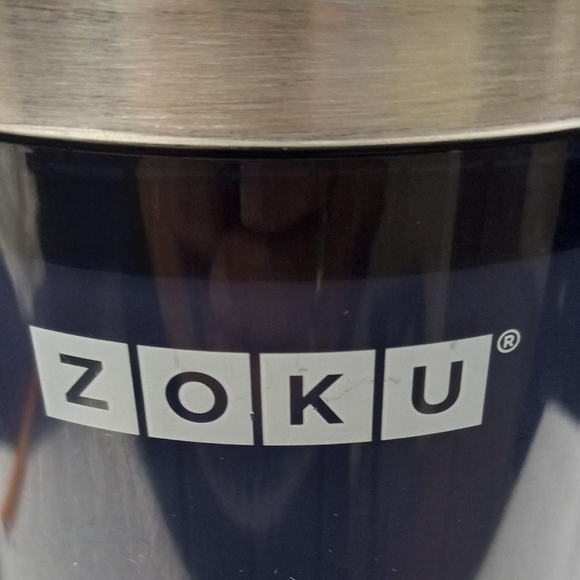 Zoku Iced Coffee Maker Air Tight Travel Mug, Blue 256 - Picture 5 of 9